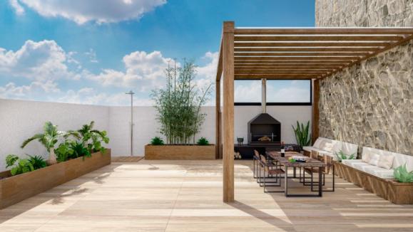 Terrasse en bois exotique